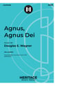 Agnus, Agnus Dei SATB choral sheet music cover